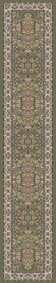 AN28570784444 - Dynamic Rugs - ANCIENT GARDEN - Green Ivory 57078-4444 - 2.2' x 7.7'