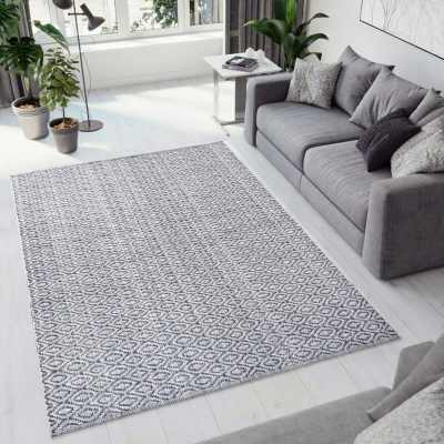 AG9122987915 - Dynamic Rugs - ALLEGRA - Grey Ivory Denim 2987-915 - 8' x 10'
