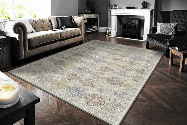 ANCIENT GARDEN - Cream Multi 57279-9295 - Dynamic Rugs - ANCIENT GARDEN - Cream Multi 57279-9295