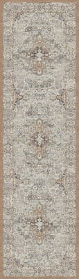 AN28572759285 - Dynamic Rugs - ANCIENT GARDEN - Beige Multi 57275-9285 - 2.2' x 7.7'