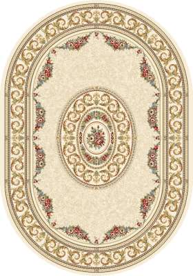 ANOV71057226646 - Dynamic Rugs - ANCIENT GARDEN - Ivory 57226-6464 - 6.7' x 9.6' Oval