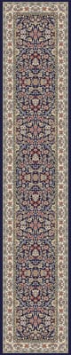 AN28570783434 - Dynamic Rugs - ANCIENT GARDEN - Blue Ivory 57078-3434 - 2.2' x 7.7'