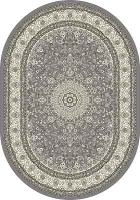 ANOV71057119566 - Dynamic Rugs - ANCIENT GARDEN - Grey Cream 57119-5666 - 6.7' x 9.6' Oval