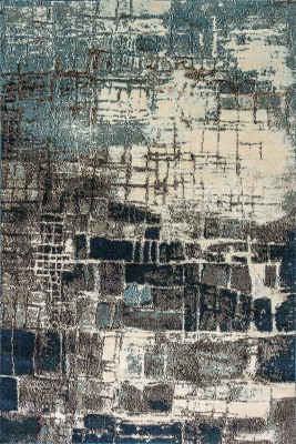 ZO9126624950 - Dynamic Rugs - ZODIAC - Grey Blue 6624-950 - 7.1' x 10.1'