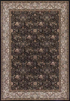 BR7107211090 - Dynamic Rugs - BRILLIANT - Black 7211-090 - 6.7' x 9.1'