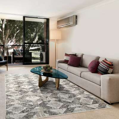 RF464631889 - Dynamic Rugs - REFINE - Beige Cream Slate 4631-889 - 4' x 5.5'