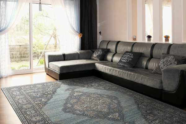 JZ9126792580 - Dynamic Rugs - JAZZ - Blue Beige 6792-580 - 7.1' x 10.1'