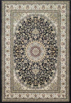 AN69571193434 - Dynamic Rugs - ANCIENT GARDEN - Blue Ivory 57119-3434 - 5.3' x 7.7'
