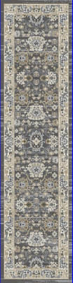 YA288531910 - Dynamic Rugs - YAZD - Grey Ivory 8531-910 - 2' x 7.7'