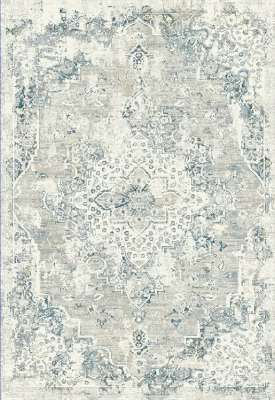 QU91227064195 - Dynamic Rugs - QUARTZ - Ivory Grey Blue 27064-195 - 7.1' x 10.1'