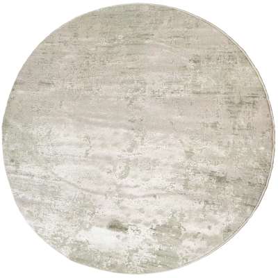 QUR527031110 - Dynamic Rugs - QUARTZ - Ivory Beige 27031-110 - 5.3' Round