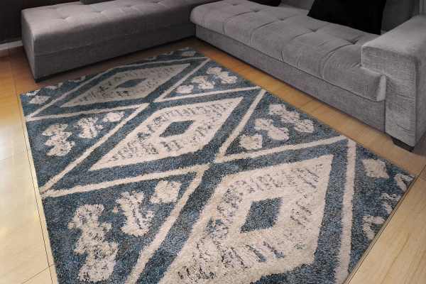 CRUZ - Blue Ivory 7003-501 - Dynamic Rugs - CRUZ - Blue Ivory 7003-501