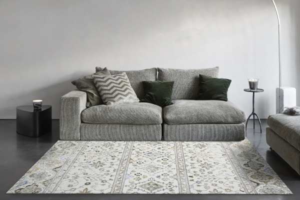 ZT9126650999 - Dynamic Rugs - MERIT - Grey Multi 6650-999 - 7.1' x 10.1'
