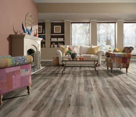 RST8-28100 Fairhaven Brushed Grey - Mannington - Restoration Collection Wide Plank - Fairhaven Brushed Grey