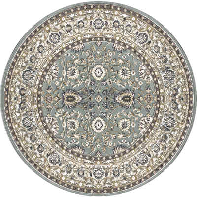 YAR52803150 - Dynamic Rugs - YAZD - Grey Ivory 2803-150 - 5.3' Round