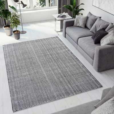 ALLEGRA - Grey Ivory Black 2986-919 - Dynamic Rugs - ALLEGRA - Grey Ivory Black 2986-919