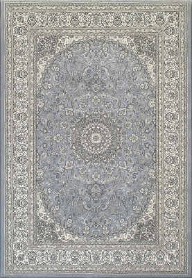 AN46571194646 - Dynamic Rugs - ANCIENT GARDEN - Steel Blue Cream 57119-4646 - 3.11' x 5.7'