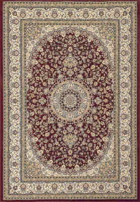 AN24571191414 - Dynamic Rugs - ANCIENT GARDEN - Red Ivory 57119-1414 - 2' x 3.11'