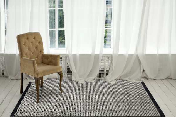 VF584620190 - Dynamic Rugs - VICI - Ivory Black 4620-190 - 5' x 8'