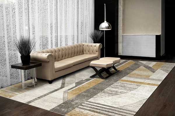 ZAHARA - Grey Gold 4415-970 - Dynamic Rugs - ZAHARA - Grey Gold 4415-970