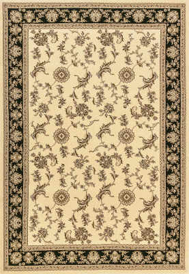 LE91258017190 - Dynamic Rugs - LEGACY - Ivory Black 58017-190 - 7.1' x 10.1'