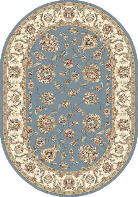 ANOV71057365546 - Dynamic Rugs - ANCIENT GARDEN - Light Blue Ivory 57365-5464 - 6.7' x 9.6' Oval