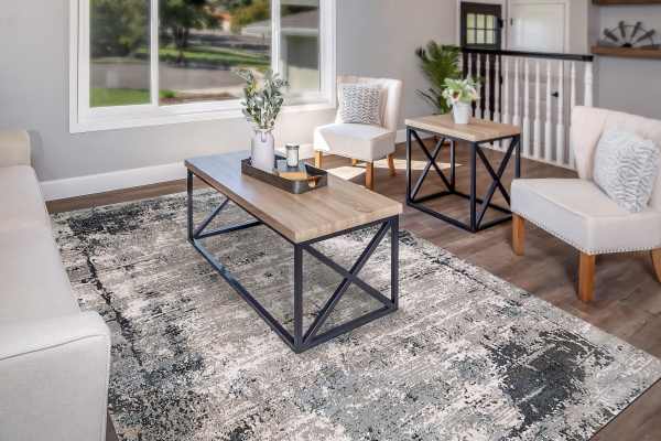 RILEY - Grey Blue 6031-905 - Dynamic Rugs - RILEY - Grey Blue 6031-905
