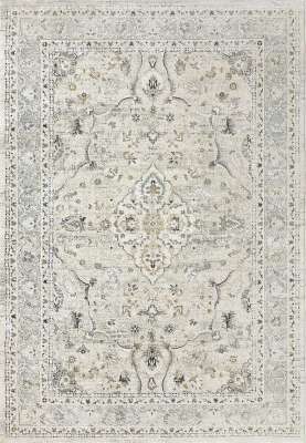 AL7107605105 - Dynamic Rugs - ANNALISE - Cream Blue 7605-105 - 6.7' x 9.6'