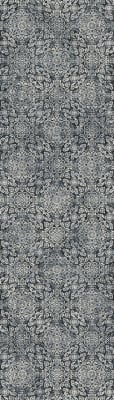 AN28571623696 - Dynamic Rugs - ANCIENT GARDEN - Steel Blue 57162-3696 - 2.2' x 7.7'