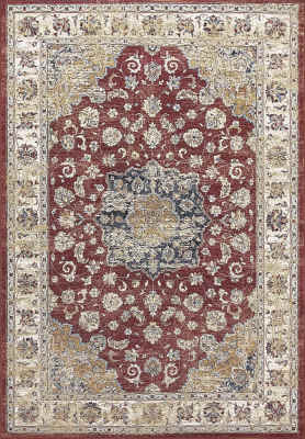 AN1014575591464 - Dynamic Rugs - ANCIENT GARDEN - Red Ivory 57559-1464 - 9.2' x 12.1'