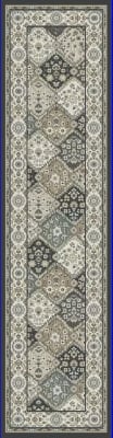 YA288471910 - Dynamic Rugs - YAZD - Grey Ivory 8471-910 - 2' x 7.7'