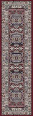 AN28571471454 - Dynamic Rugs - ANCIENT GARDEN - Red 57147-1454 - 2.2' x 7.7'