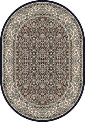 ANOV69570113464 - Dynamic Rugs - ANCIENT GARDEN - Navy 57011-3464 - 5.3' x 7.7' Oval