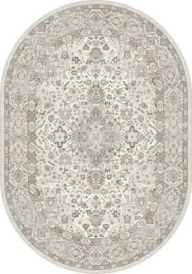 ANOV69572756295 - Dynamic Rugs - ANCIENT GARDEN - Cream Beige 57275-6295 - 5.3' x 7.7' Oval