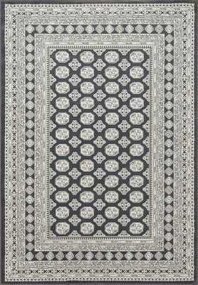 AN912571023636 - Dynamic Rugs - ANCIENT GARDEN - Charcoal Silver 57102-3636 - 7.1' x 10.1'