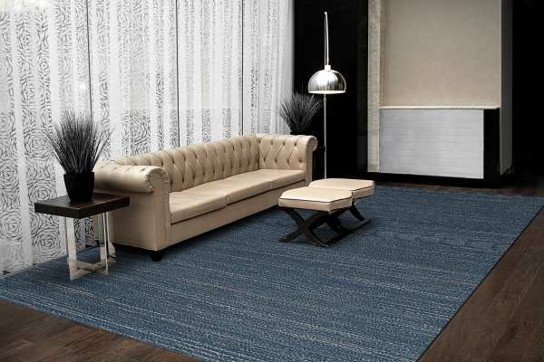 VX693586500 - Dynamic Rugs - SAVOY - Navy 3586-500 - 5.3' x 7.7'