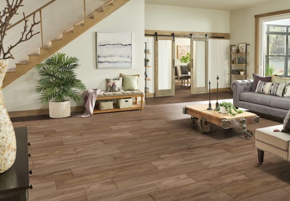 RST8-28030L Weathered Ridge Fire - Mannington - Restoration Collection Wide Plank - Weathered Ridge Fire