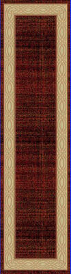 YA281770310 - Dynamic Rugs - YAZD - Red 1770-310 - 2' x 7.7'
