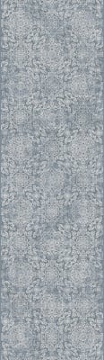 AN28571624666 - Dynamic Rugs - ANCIENT GARDEN - Light Blue 57162-4666 - 2.2' x 7.7'