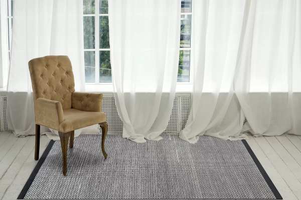 VF8104622190 - Dynamic Rugs - VICI - Ivory Black 4622-190 - 8' x 10'