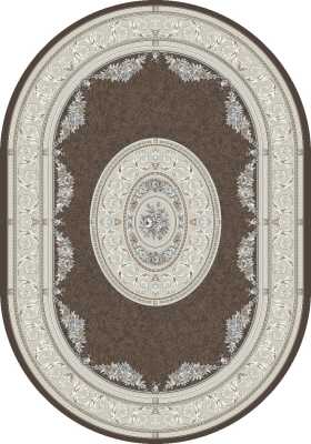 ANOV71057226329 - Dynamic Rugs - ANCIENT GARDEN - Brown Cream 57226-3295 - 6.7' x 9.6' Oval