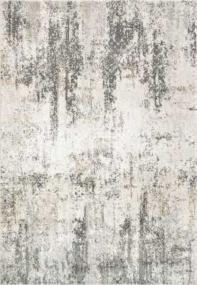 QU6927053190 - Dynamic Rugs - QUARTZ - Ivory Grey 27053-190 - 5.3' x 7.7'
