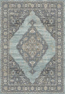 JZ10146792580 - Dynamic Rugs - JAZZ - Blue Beige 6792-580 - 9' x 12'