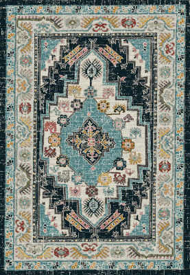 ZODIAC - Beige Blue 6631-590 swatch