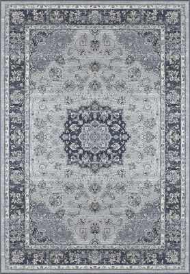 AN69575599686 - Dynamic Rugs - ANCIENT GARDEN - Silver Blue 57559-9686 - 5.3' x 7.7'