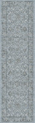 AN28571364646 - Dynamic Rugs - ANCIENT GARDEN - Steel Blue Cream 57136-4646 - 2.2' x 7.7'