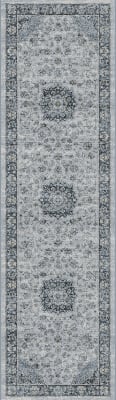 AN28575599686 - Dynamic Rugs - ANCIENT GARDEN - Silver Blue 57559-9686 - 2.2' x 7.7'