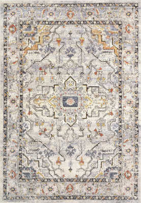 MB694094159 - Dynamic Rugs - MABEL - Ivory Navy Multi 4094-159 - 5.2' x 7'