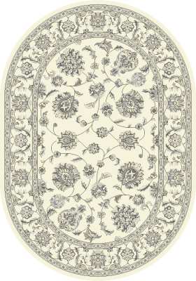 ANOV69573656666 - Dynamic Rugs - ANCIENT GARDEN - Cream 57365-6666 - 5.3' x 7.7' Oval