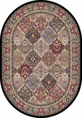 ANOV69570083233 - Dynamic Rugs - ANCIENT GARDEN - Multi 57008-3233 - 5.3' x 7.7' Oval